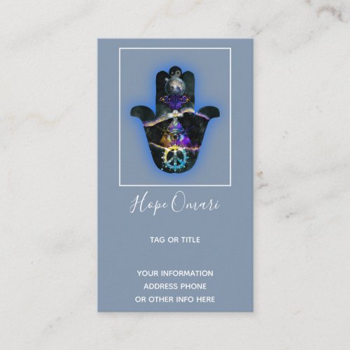 Spiritual Fatima Hand Mystical Business Card