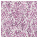 SPIRITUAL FRIGGIN DIAMONDS Purple Tribal Ikat Fabric