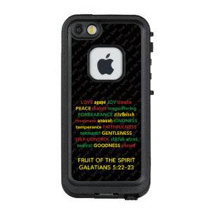 Spiritual FRUIT OF THE SPIRIT Customizable LifeProof FRĒ iPhone SE/5/5s Case