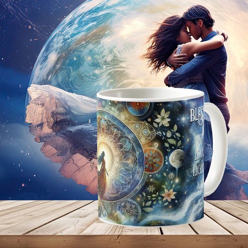 Spiritual Gaia New Age Earth Art Coffee Mug