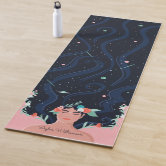 Yoga Llamas Meditating Fun & Cute Custom Name Yoga Mat