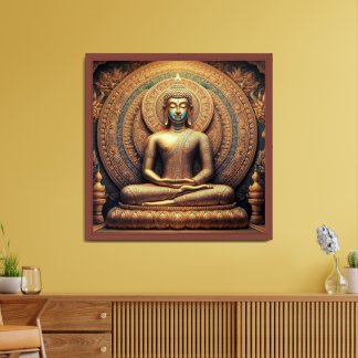 Spiritual Gautam Buddha artwork Framed Art