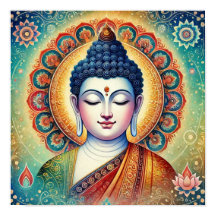 Spiritual Gautam Buddha artwork
