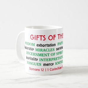 Spiritual GIFTS OF SPIRIT Christian Coffee Mug