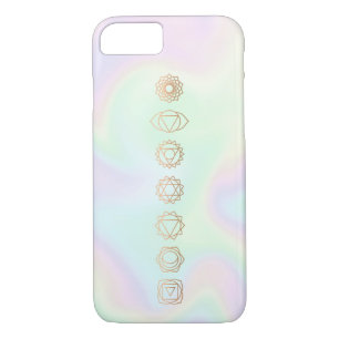 Spiritual Gold Holographic Chakra iPhone 8/7 Case