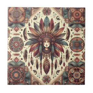 Spiritual Guidance Ceramic Tile