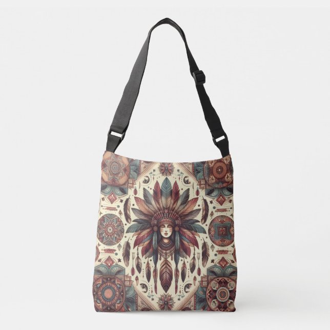 Spiritual Guidance  Crossbody Bag (Front)