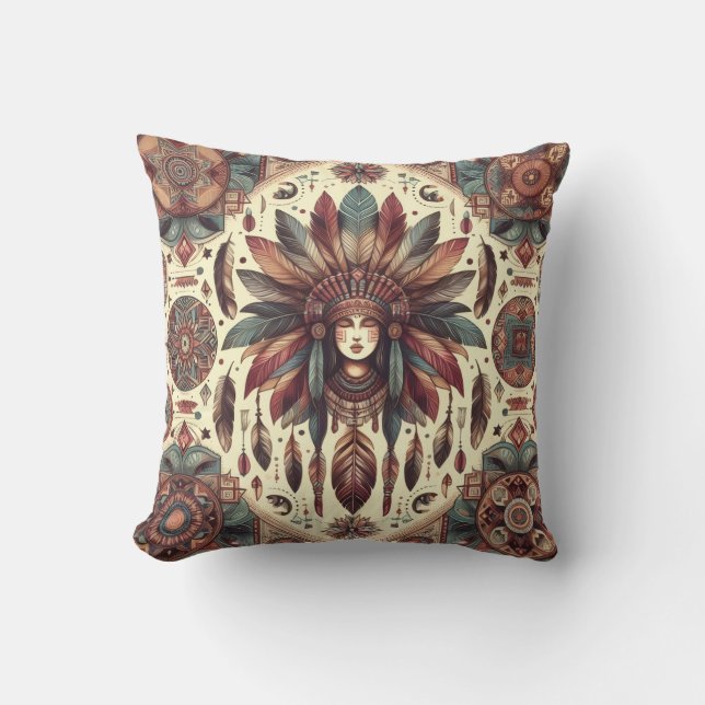 Spiritual Guidance  Throw Pillow (Front)