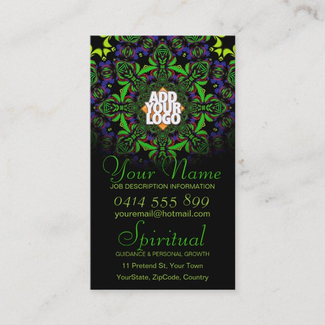 Spiritual Guidance w/ Logo Business Card (Front)