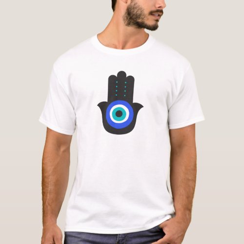 Spiritual   Hamsa Hand Of Fatima    T_Shirt