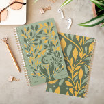 Spiritual Hands Celestial Crescent Moon Monogram Planner<br><div class="desc">Embrace the serenity of nature with our hand-drawn elegant spiritual hands, lush foliage, and enchanting crescent moon planner. Elevate the year with our holistic spiritual theme design with personalized monogram and two additonal text sections to personalize. **Please note the colors can be changed using the Zazzle design tool to suit...</div>