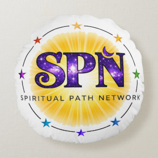 Spiritual Headrest Round Pillow