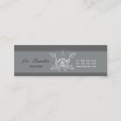 Customizable Spiritual Healing - White Lotus Business Card Templates