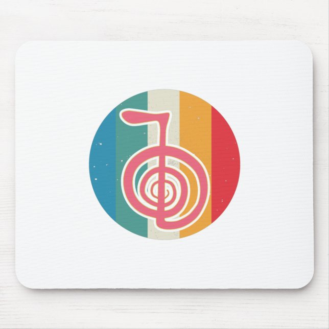 Spiritual Healings | Reiki Symbols Gift Ideas Mouse Pad (Front)
