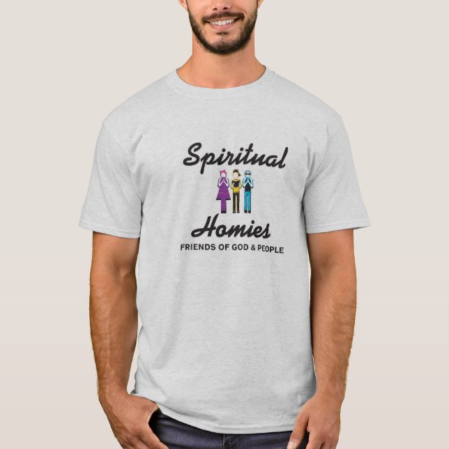Spiritual Homies Grey Tee (Front)