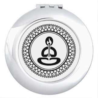 Spiritual Hooligan Mandala Compact Mirror