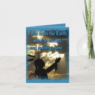 Spiritual Indian Card