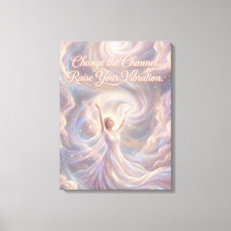 Spiritual Inspirational Soft Pastels Feminine Canvas Print