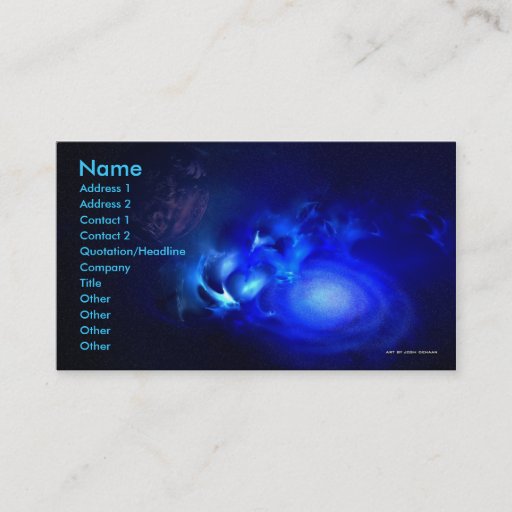 Customizable Spiritual Journey Business Card Template