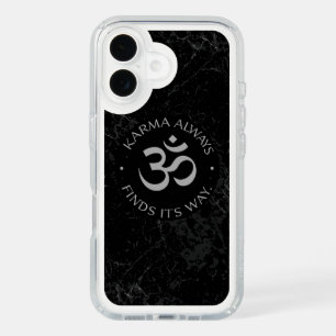 Spiritual Karma Om Design – Mindfulness Collection iPhone 16 Case