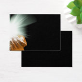 Spiritual light in cupped hands (Desk)