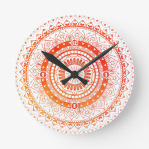 Spiritual Mandala Orange Yellow