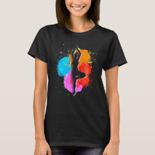 Spiritual Meditation Namaste Yogi Buddhist Colorfu T-Shirt