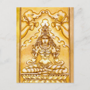 Spiritual Meditation Postcard India