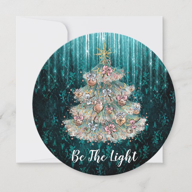 *~* Spiritual Metaphysical New Age Christmas Holiday Card (Front)