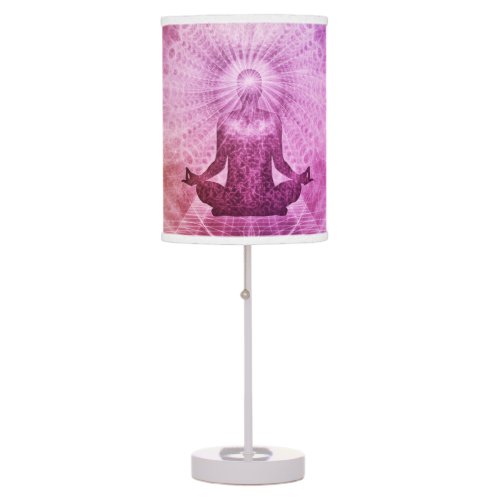 Spiritual  Metaphysical Zen Yoga Meditation Table Lamp