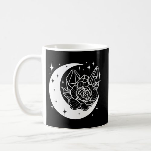 Spiritual Moon Child WitchS Crystals For Boho Coffee Mug