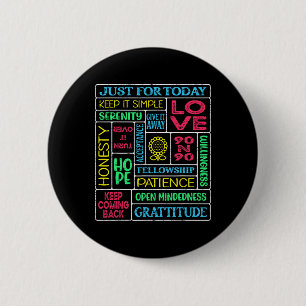 Spiritual Narcotics Anonymous Garden Button