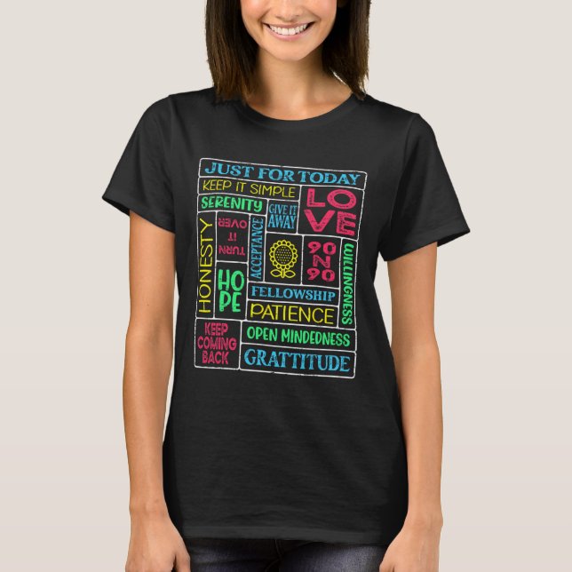 Spiritual Narcotics Anonymous Garden  T-Shirt (Front)