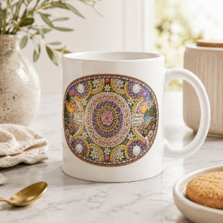 Spiritual Nautilus Ocean Goddess Art Coffee Mug