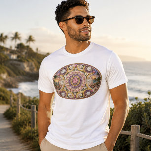 Spiritual Nautilus Ocean Goddess Art T-Shirt