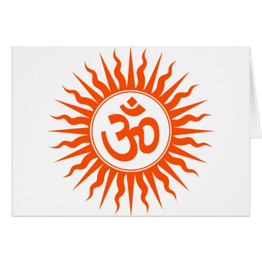 Spiritual Om Cards (Front Horizontal)