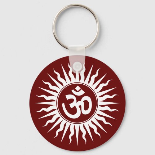 Spiritual Om Keychain