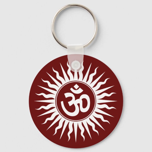 Spiritual Om Keychain (Front)
