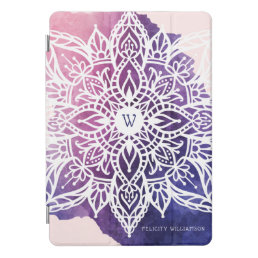 Spiritual Organic &amp; Geometric Mandala Watercolor iPad Pro Cover