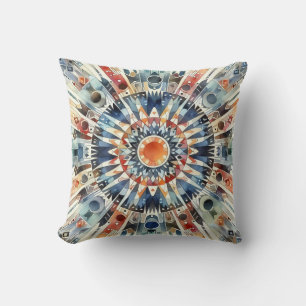 Spiritual Prayer Circle Throw Pillow