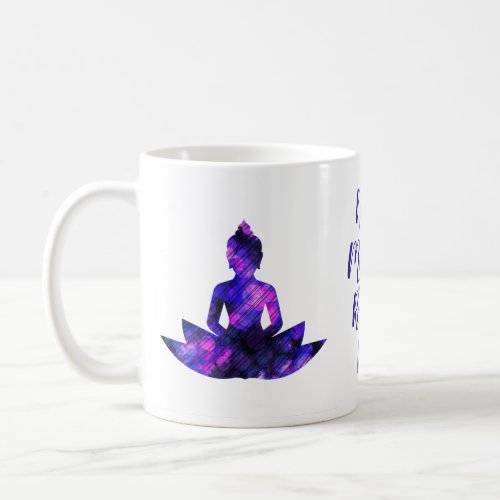 Spiritual Purple Lotus Yoga Nam Myoho Renge Kyo Coffee Mug