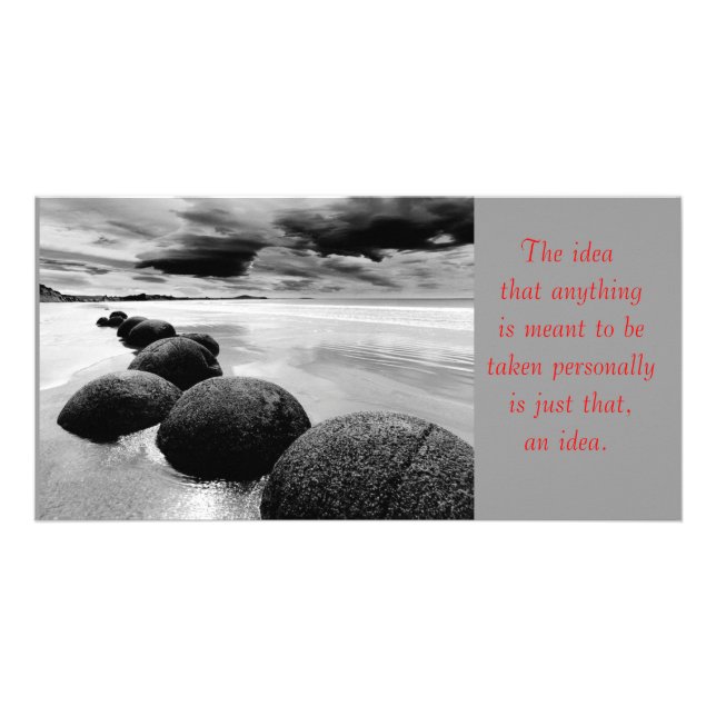 Spiritual Quote Photo Card (Front)