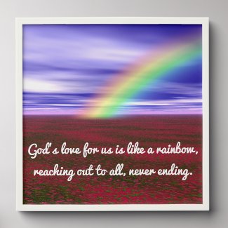 Spiritual Rainbow Photo Tile