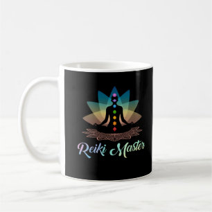 Spiritual Reiki Master Chakra Yoga Meditation Coffee Mug