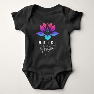 Spiritual Reiki Master Energy Therapy Meditation Baby Bodysuit
