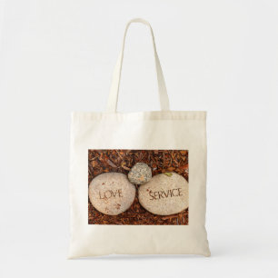 Spiritual Religious Stone Tote Bag