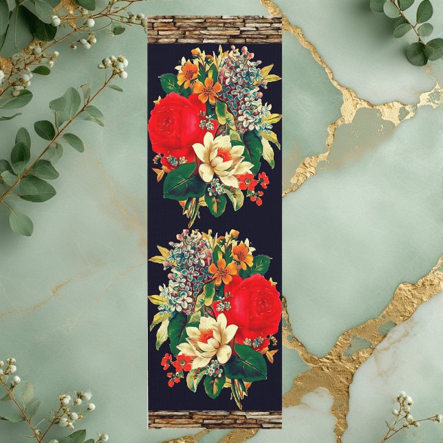 Spiritual Retreat Nature Floral Scene Garden Roses Yoga Mat (Spiritual Retreat Nature Floral Scene Garden Roses Yoga Mat)