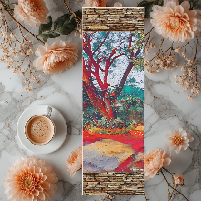 Spiritual Retreat Nature Scenery Meditation Tree Yoga Mat (Spiritual Retreat Nature Scenery Meditation Tree Yoga Mat)