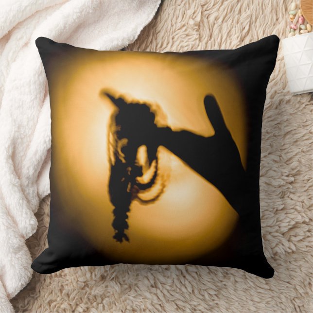 Spiritual Rosary Tasbeeh Art Throw Pillow (Blanket)