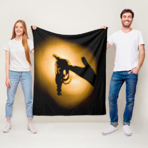 Spiritual Rosary Tasbeeh Fleece Blanket